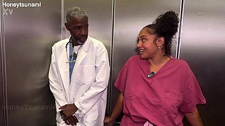 Doctor Fucks His Ebony Horny Assistant