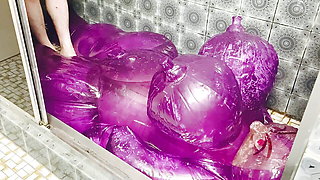 Short: Fucking purple inflatable HongYi water doll