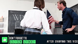 Cute young sexy schoolgirl Jay Taylor has her wet hairy