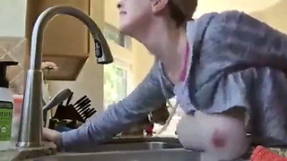 Fucking Friend’s Wife in Kitchen