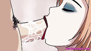 2D Cartoon - Cock Sucking and Creampie Hardcore Fuck (Uncensored)