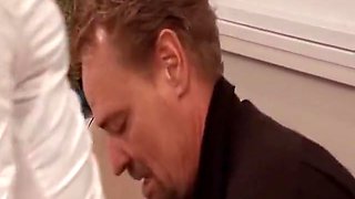 Horst Baron In Hot German Blonde Patient Rides Doctor Dick In The Office