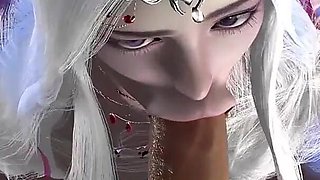 3D Cute Skinny Cosplay Model Have a Hardcore Sex with Big Dick