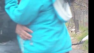 Hidden Camera Seduction: Lucky Pedestrian Gets Surprise Street Fuck