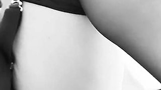 Black and White Artistic Stockings