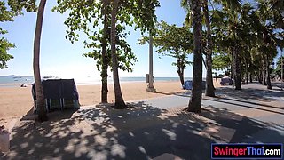 Big melons Thai mommy amateur sex nailed hard