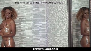 Teenyblack - gorgeous black young (Kiki Star) gets a deep dicking