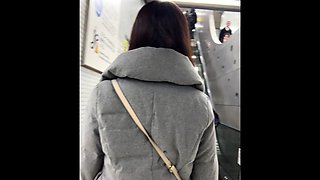 Amateur upskirt riding