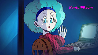 Bulma From Dragon Ball Z Suck Cock With Passion ( Parody Anime )