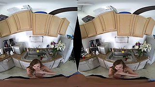 Boss time ft. Danni Rivers: Blowjob, Hardcore  Brunette VR Porn