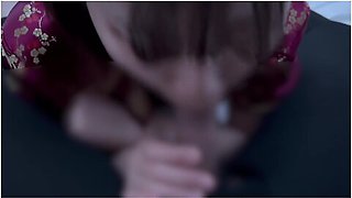 Intense Blowjob In A Chinese Dress