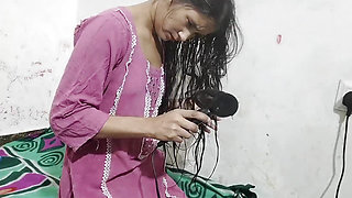 Buaa ki step daughter ko big boobs daba daba kar pela