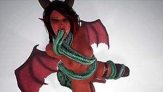 Succubus queen Sexgames28 ravages many cocks