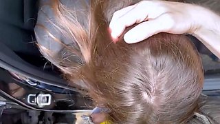 I picked up a gorgeous hooker and fucked her in my car.