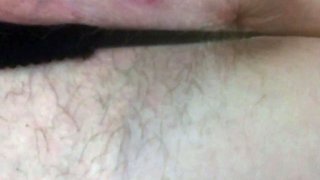 Amateur CD in lingerie solo