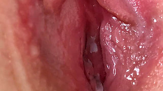 Extreme Close up Wet Pussy and Clit Orgasm