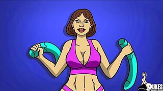 Hot Arab MILF Threesome with BBC - Big Booty Wives Take Black Dick