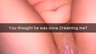POV Snowbunny Hotwife Got Creampied And Filmed for Hubby to Watch