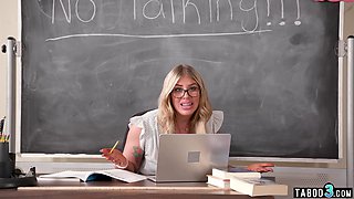 Shocked MILF teacher cant resist a BIG BLACK DICK