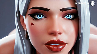 Ashe showing her hot naughty ass - Ai Gerou