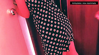 Stepsis Diary: Caught My Stepsister Spying On Neighbors Fucking - Unprotected Creampie Sex