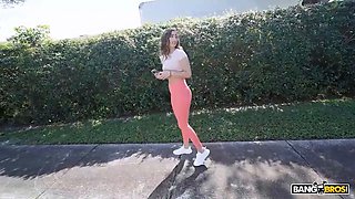 Bangbros - scarlett page boards the screw bus and offers her tight butt hole for a good screwing