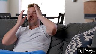 Busty Redhead Annabel Redd Rides Roommates Big Cock - S14:E12