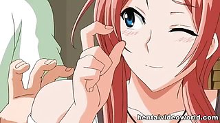 Poor hentai girl cumming and pissing after sex