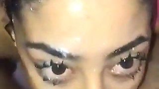 Her throat is insane, NO gag reflex and those sloppy sounds