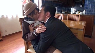 Amateur Asian College Teen Gives Blowjob