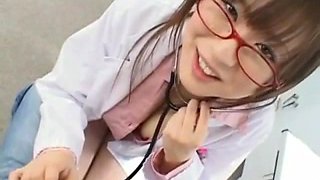 Nana Aoyama - Busty Happy Bukkake Cum Nurse