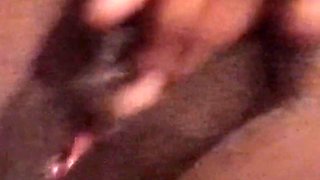 Close up Rubbing Spreading My Pink Black Pussy