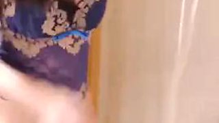 Really beautiful. The pure goddess with a perfect figure, stockings and cheongsam, took off her stockings and fucked herself: Big Tits, Big Ass  Blowjob Porn