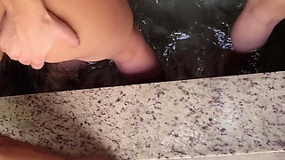 horny girls gaping her assholes for two big dicks