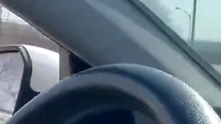 Walking Around Naked Fucking My Pussy with Vibrator on a Public Fly Over Bridge
