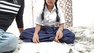 Indian virgin school girl fucked her tusion sir for the first time