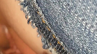 Sideways Balls Deep Pounding in Ripped Jeans