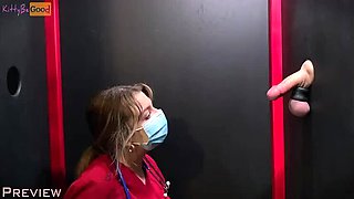 KittyBeGood Cum Clinic Gloryhole - Milking Machine Drains Blue Balls & Sperm Extraction