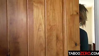Debi Diamond the Busty Stepmom Fucks Her Stepson Hard in Fishnets