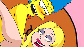 Marge & Lois: Forbidden Passion Among Moms 💋🔥 (Lesbian Hentai Compilation)