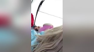 Stepsis Sucking Off My Cock On A Family Trip