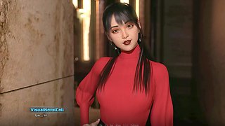 Nerdy girl loves some anime hentai action with Chinese models