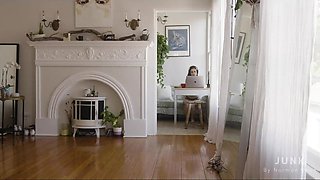 Perverted teen exciting erotic solo video