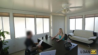 LOAN4K. This blondie pussy enjoys hidden cam
