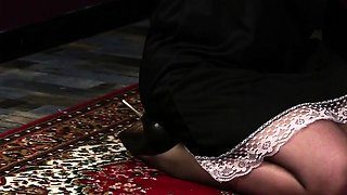 CFNM Maid babes giving HJ to lover