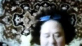 Old Russian Lady on Webcam! Amateur Video!