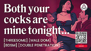 ASMR Audio Porn: MMF Threesome with BDSM, Double Penetration & Cock Sharing - Erotic Audio for Women