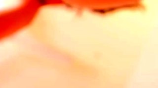 Pussy toying busty high heeled stunner solo pov masturbation