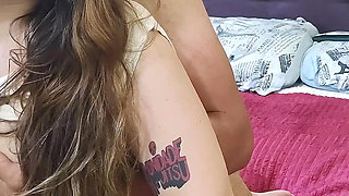 Stepmom MILF Hot Blonde Small Tits Big White Ass Hairy Pussy Facesitting Doggystyle Fuck Cumshot in Body Part 1
