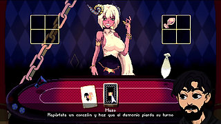 Succubus Roulette. The loser of the card game will be impregnated by the winner